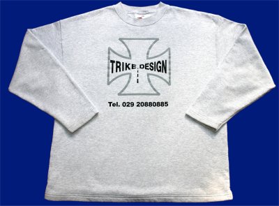 Description: Sweat Shirt Cross Trike Design