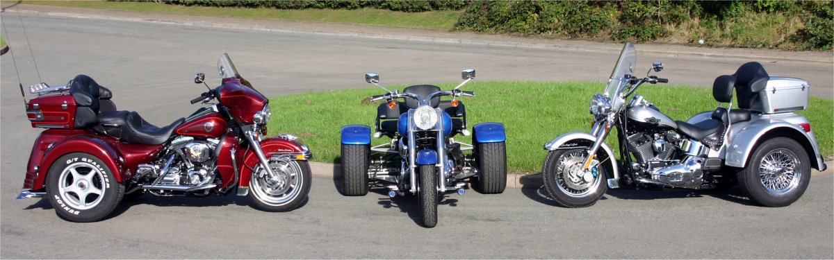 three lehman trikes
